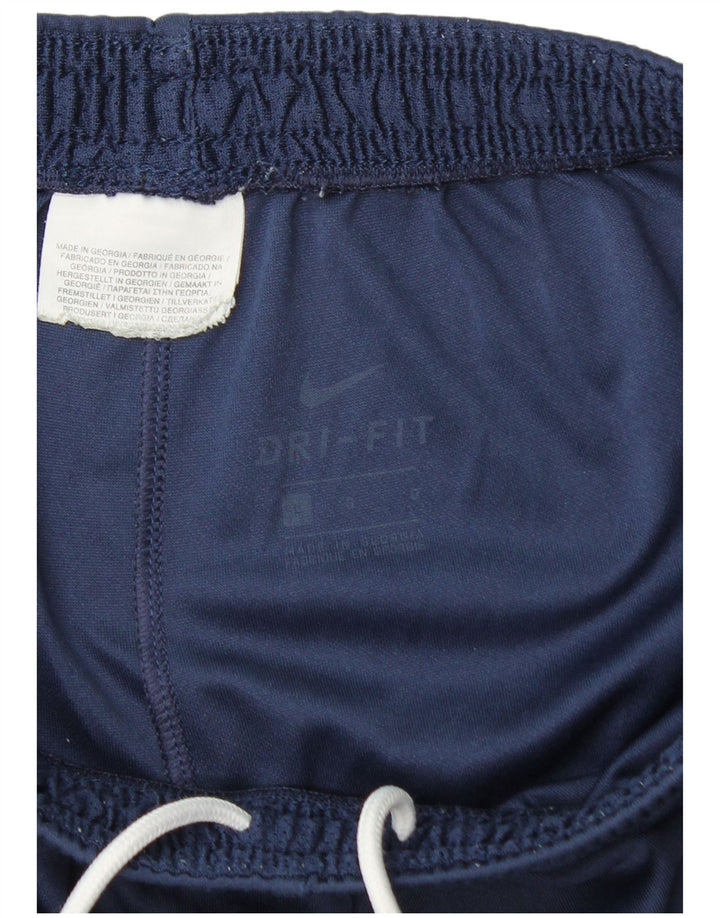 Мужские спортивные шорты Nike Dri Fit, большие темно-синие