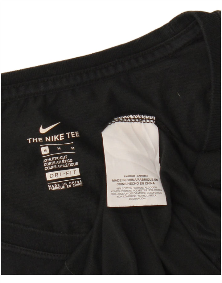 Женская футболка с рисунком NIKE Colorado Spirit Top UK 12, средний размер, черный хлопок