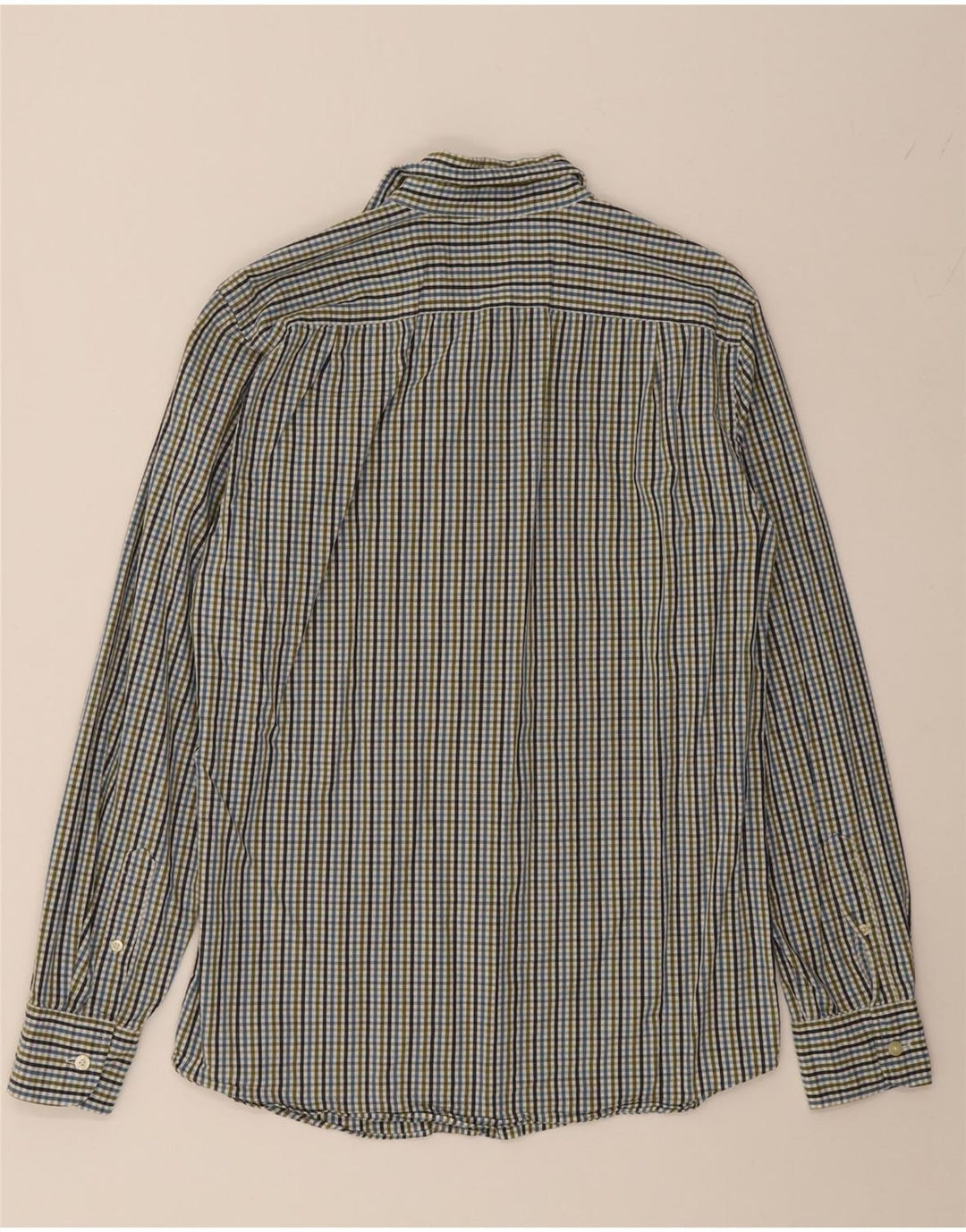 J. CREW Mens Tailored Fit Shirt Small Multicoloured Check Cotton Vintage J. Crew and Second-Hand J. Crew from Messina Hembry 