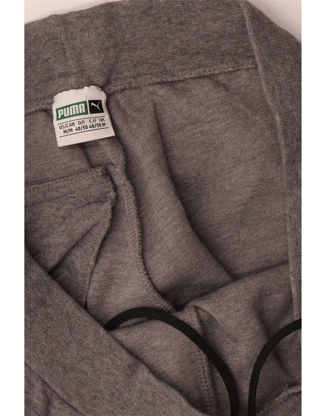 Мужские спортивные брюки Puma, хлопковые брюки среднего серого цвета с цветными блоками