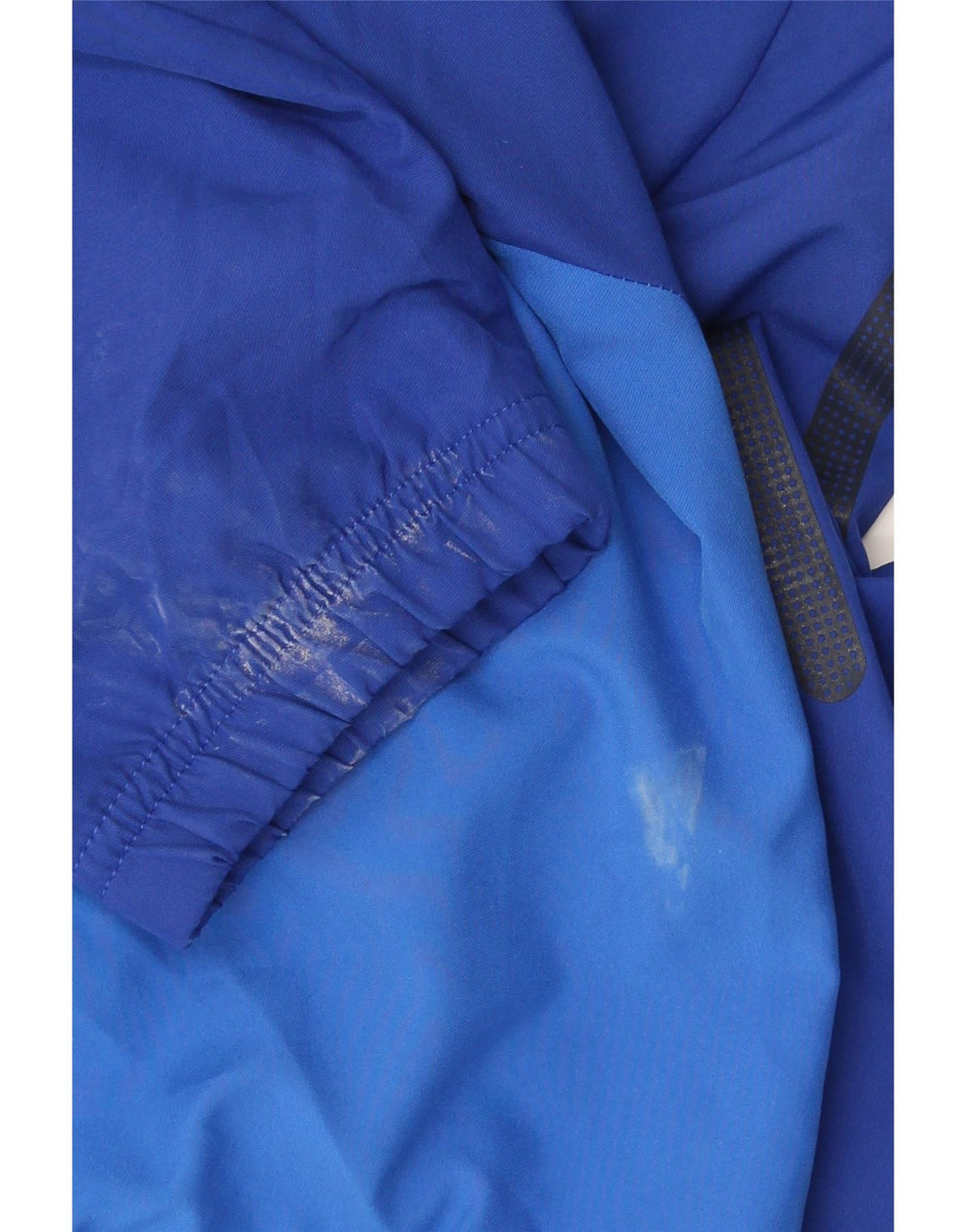 Мужская спортивная куртка с графическим рисунком Nike XL, синяя, полиэстер с цветными блоками