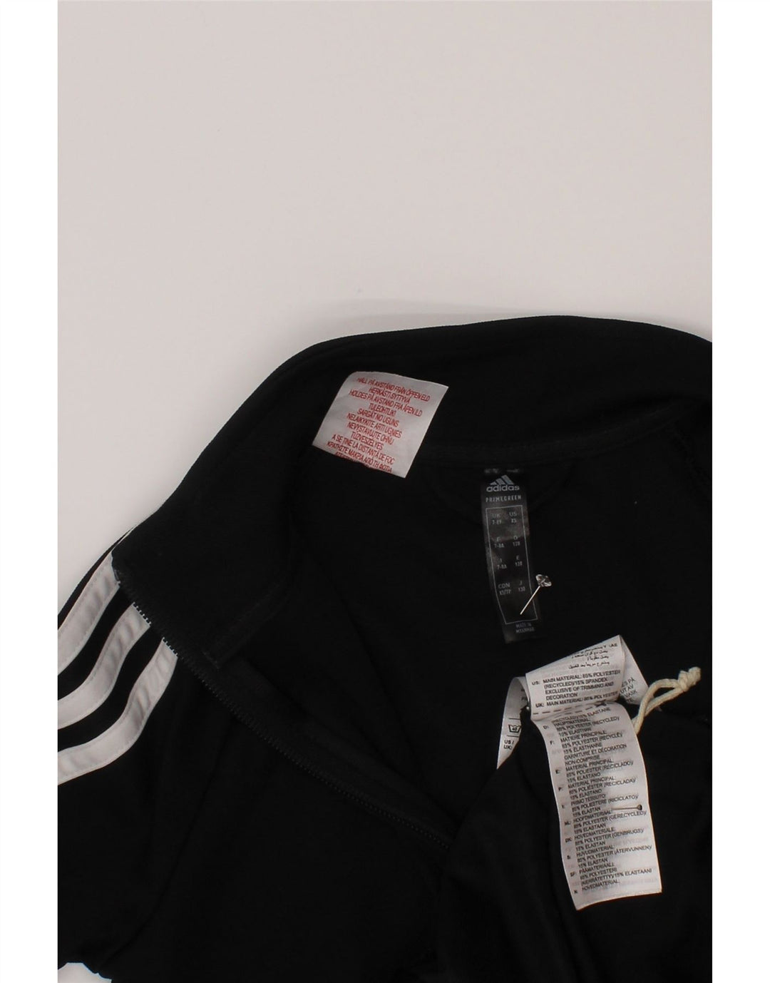 Спортивный костюм Adidas Aeroready для мальчиков, верхняя куртка 7-8 лет, черный полиэстер