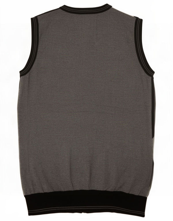 Мужская майка Jack & Jones, средний черный аргайл/ромбовый хлопок