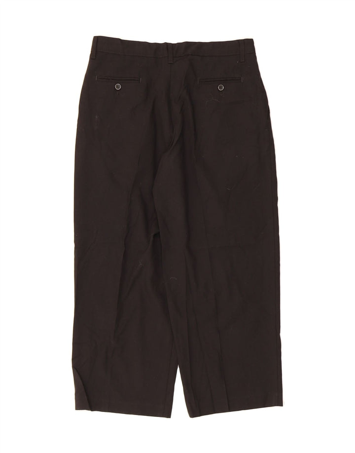 DOCKERS Womens Pegged Chino Trousers US 16 2XL W32 L25 Black Polyester Vintage Dockers and Second-Hand Dockers from Messina Hembry 