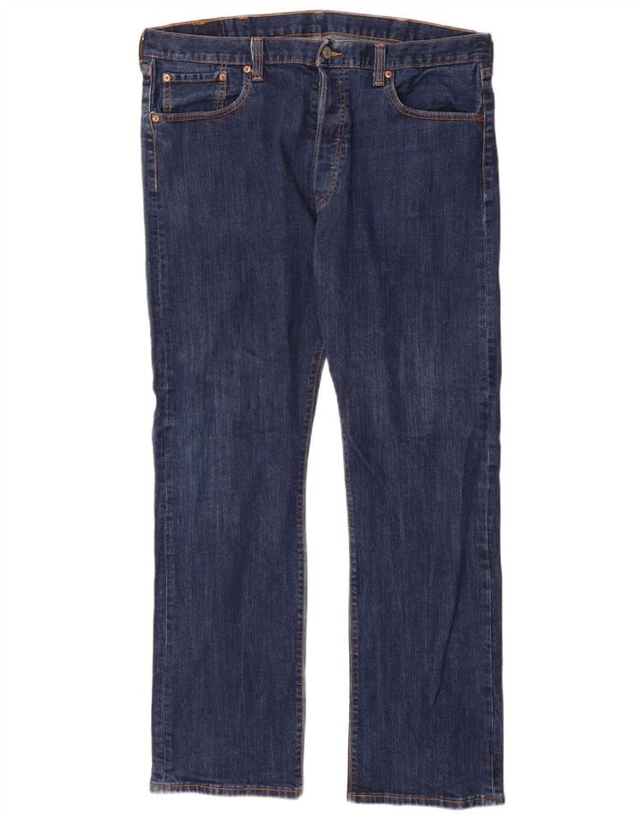 Мужские прямые джинсы Levi's 501 W38 L32 темно-синие, хлопок