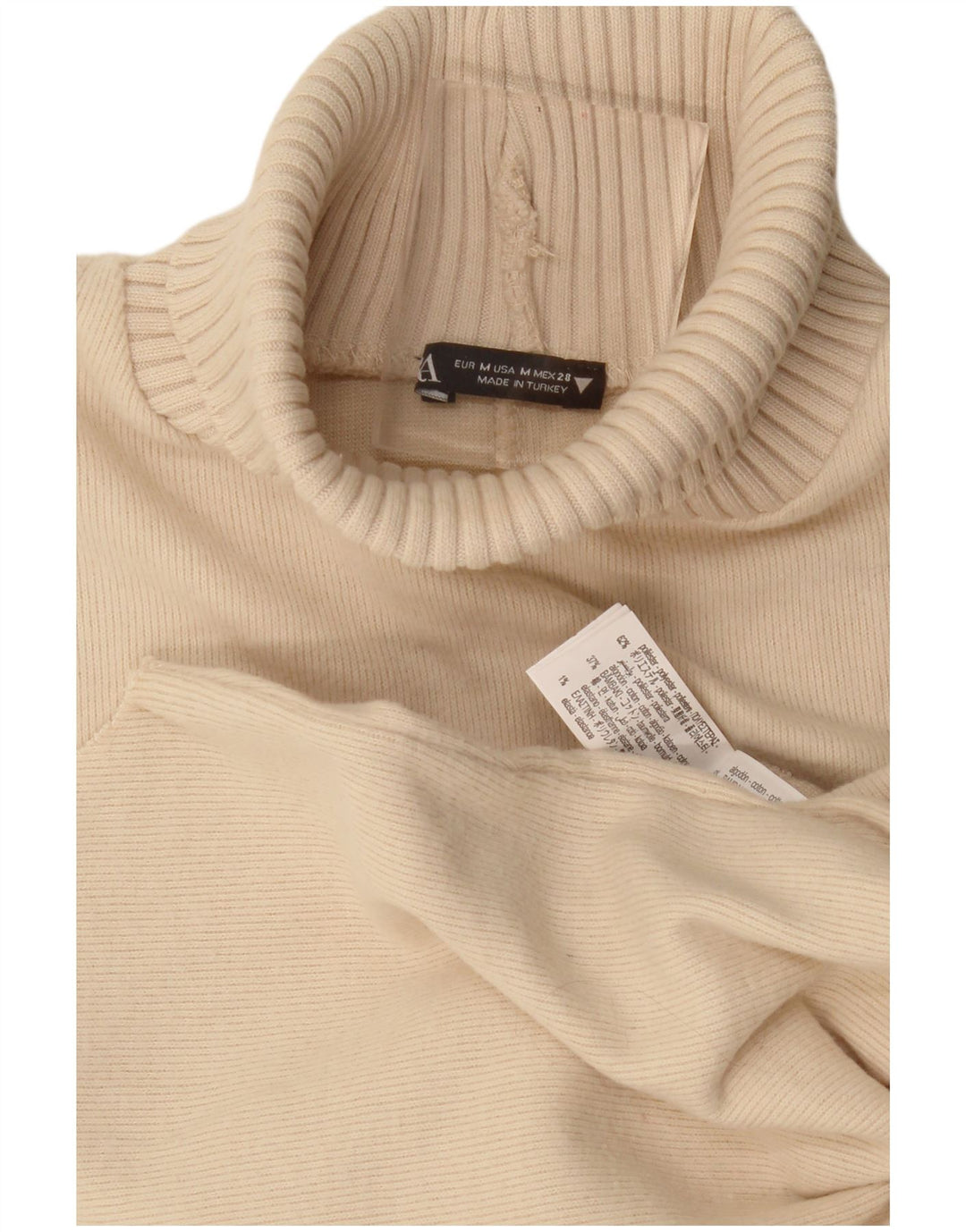 Женская майка Zara Vest UK 14, средний бежевый полиэстер