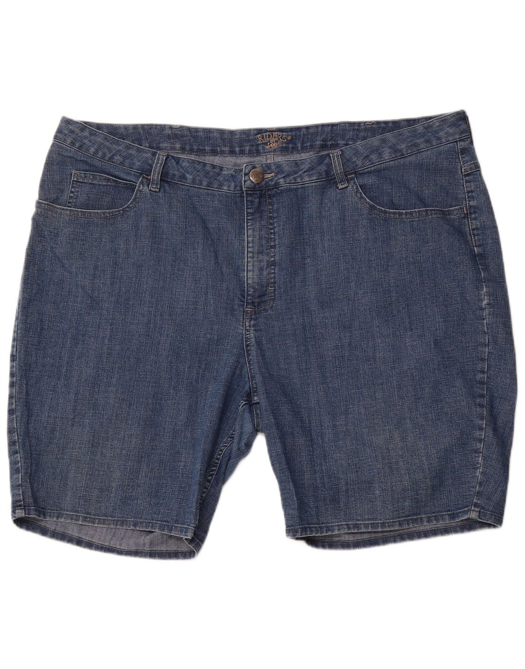 Женские джинсовые шорты LEE Riders, США 24, 4XL, W44, синие, хлопок