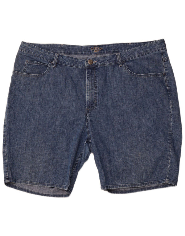 Женские джинсовые шорты LEE Riders, США 24, 4XL, W44, синие, хлопок