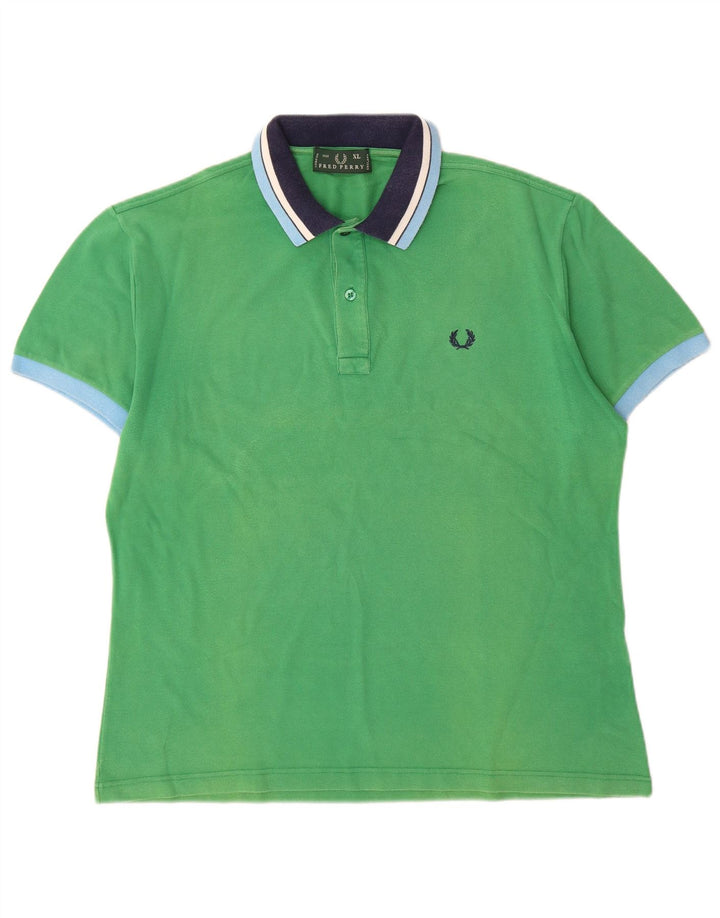 Мужская рубашка-поло Fred Perry XL, зеленый хлопок