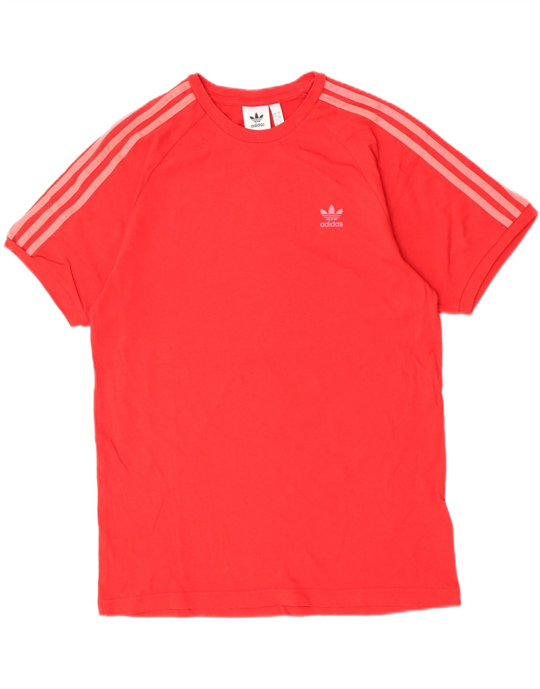 Adidas Мужская футболка из хлопка большого размера красного цвета