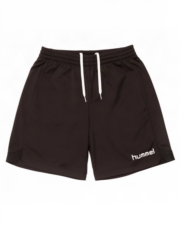 Мужские спортивные шорты Hummel с рисунком, средний черный, полиэстер