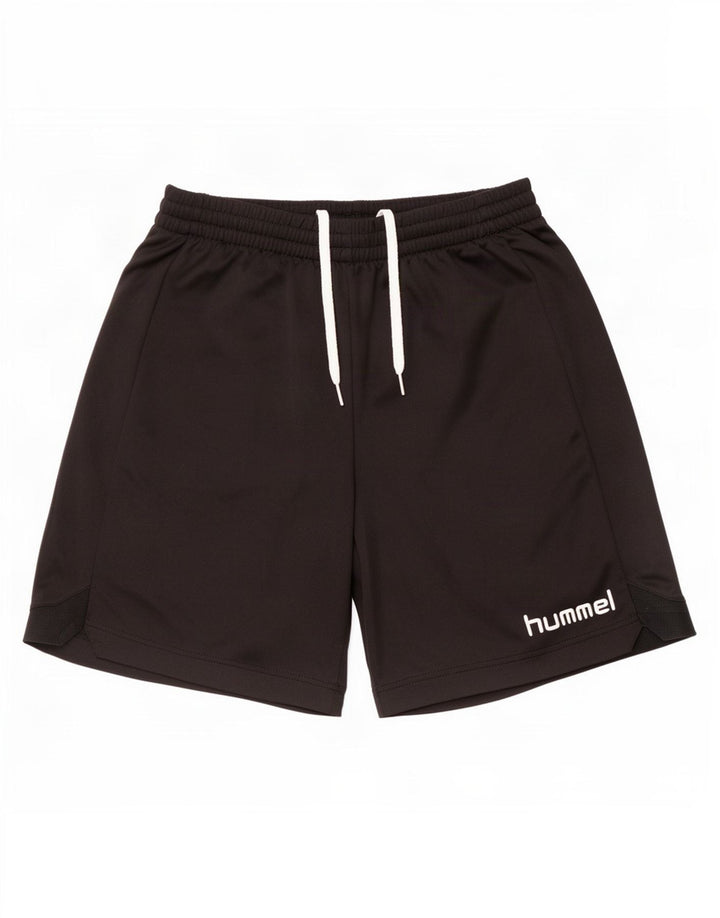 Мужские спортивные шорты Hummel с рисунком, средний черный, полиэстер