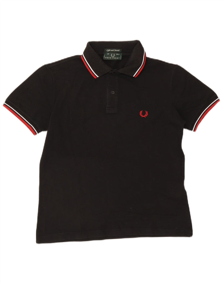 Мужская рубашка-поло Fred Perry, маленькая черная полоска из хлопка