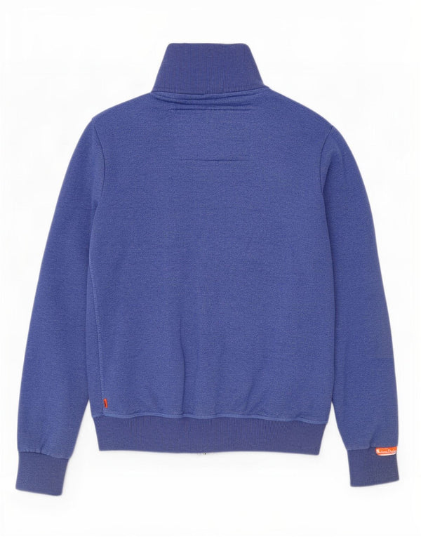 Superdry Мужской спортивный костюм, верхняя куртка, маленький синий хлопок