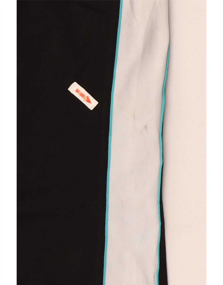 Женские спортивные брюки PUMA UK 14, большие черные полиэстер с цветными блоками