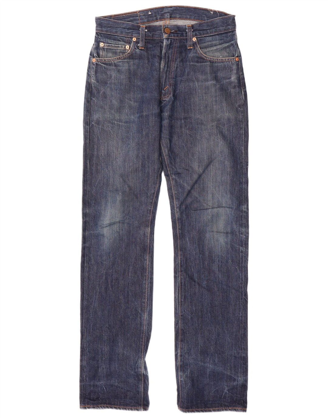 Мужские прямые джинсы Levi's 505 W30 L32 темно-синие, хлопок