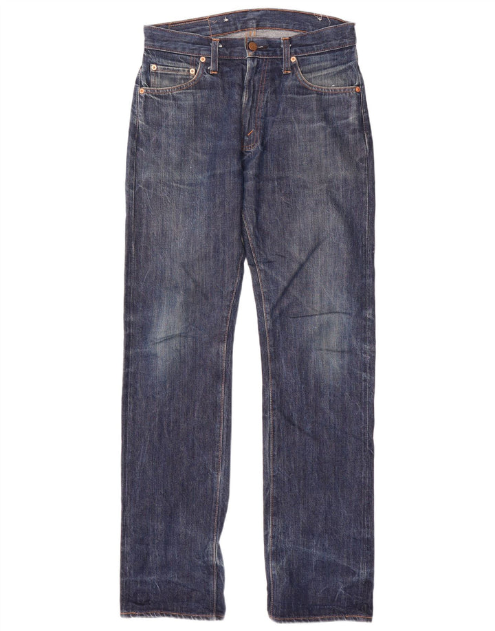 Мужские прямые джинсы Levi's 505 W30 L32 темно-синие, хлопок