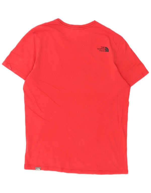 Мужская футболка с рисунком The North Face, средний красный