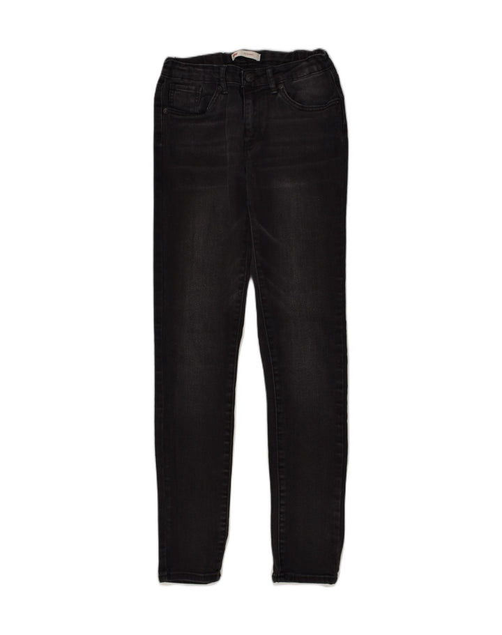 LEVI'S Girls Skinny Jeans 13-14 Years W24 L30  Black Cotton | Vintage Levi's | Thrift | Second-Hand Levi's | Used Clothing | Messina Hembry 