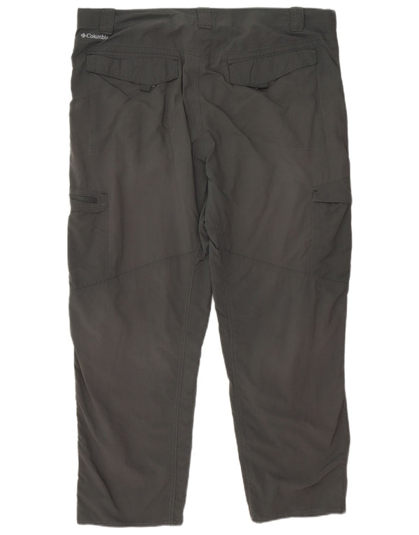 Мужские прямые брюки-карго Columbia Omni-Shade W38 L27, серый полиэстер