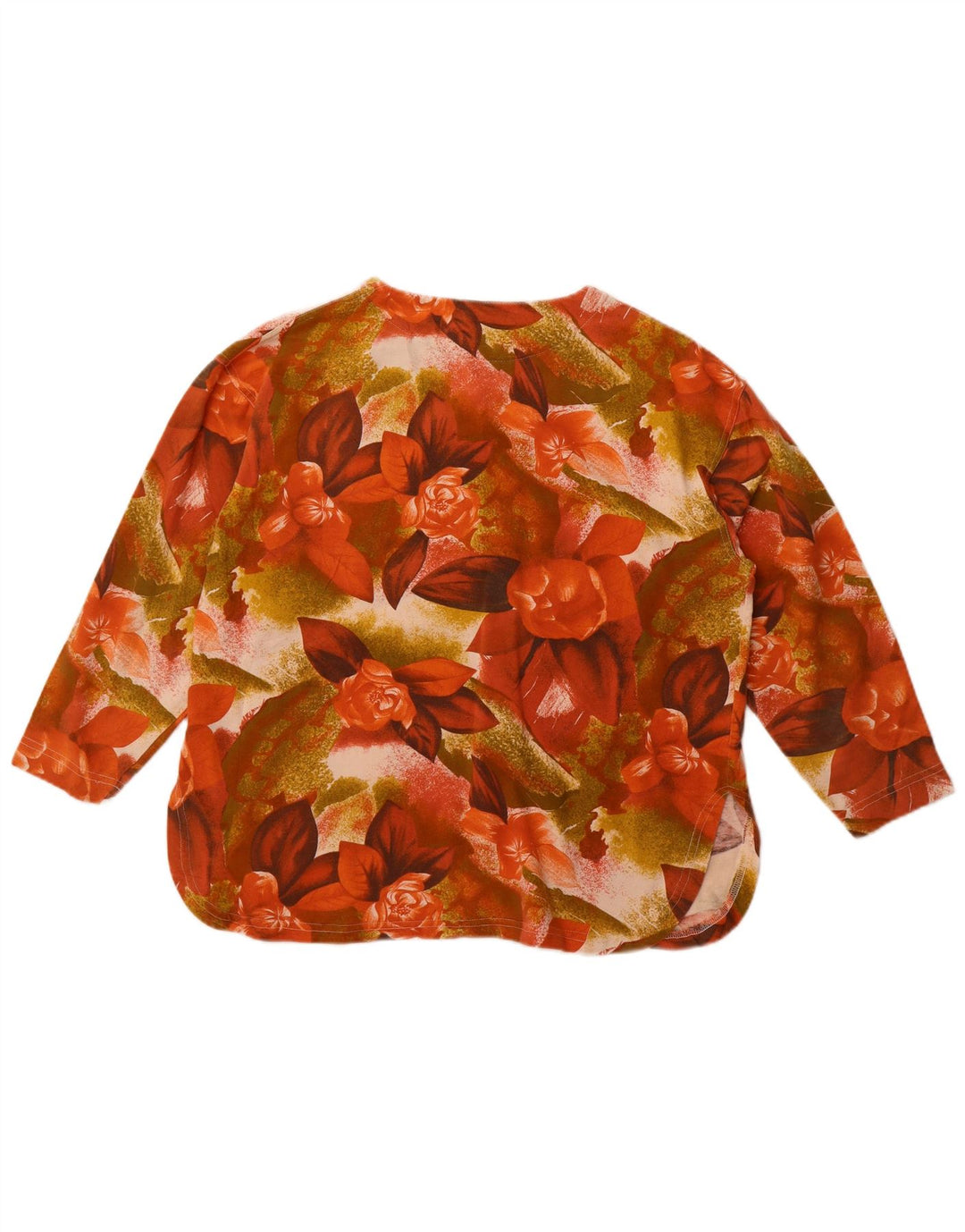 Женская блузка с рукавом 3/4 Newpenny, Великобритания, 14, средний цвет, разноцветный цветочный принт