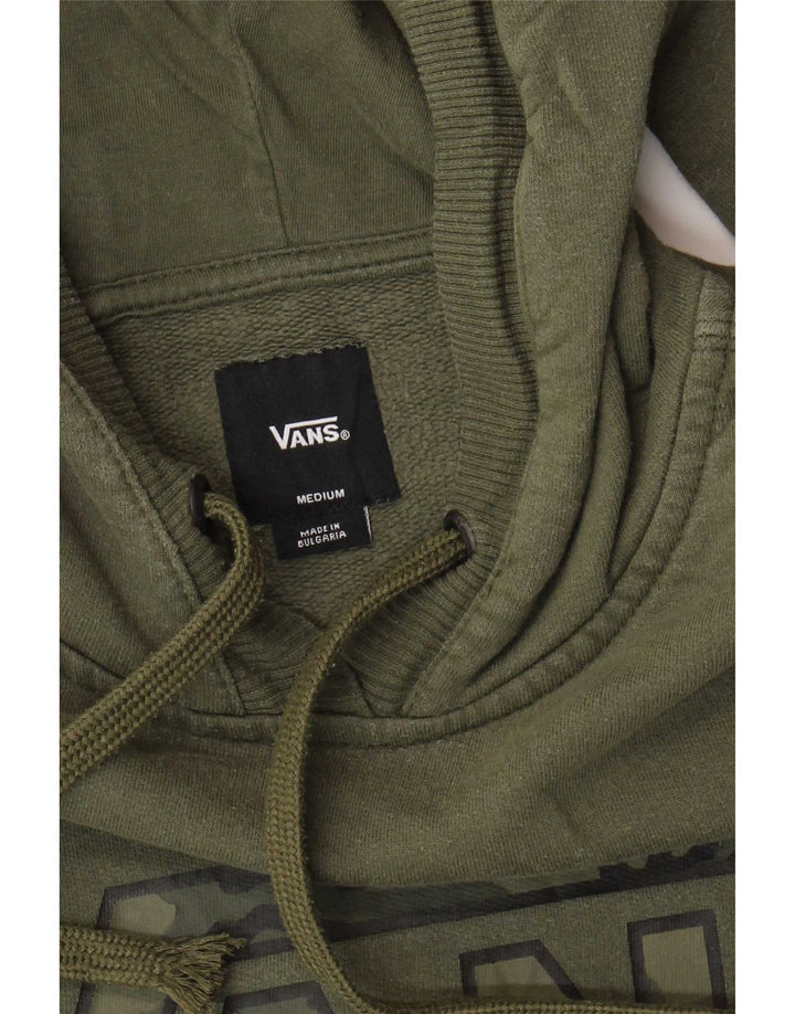 Мужской джемпер с капюшоном Vans, цвет хаки, хлопок