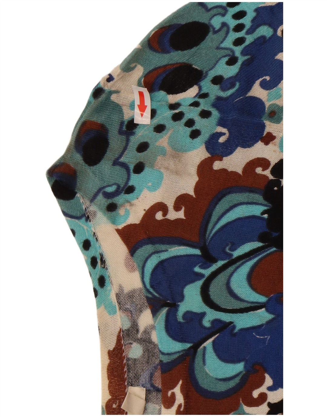 Женский джемпер с вырезом «лодочкой» J. Crew, Великобритания, 12, средний, разноцветный, с пейсли