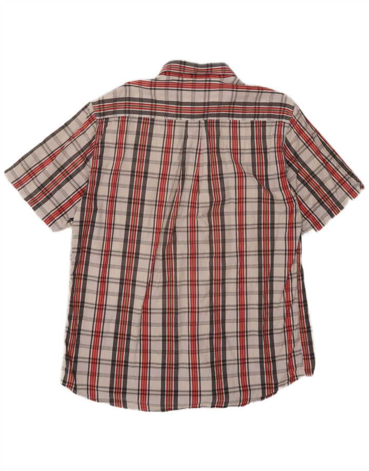 Invicta Мужская рубашка с коротким рукавом 2XL Красная клетка