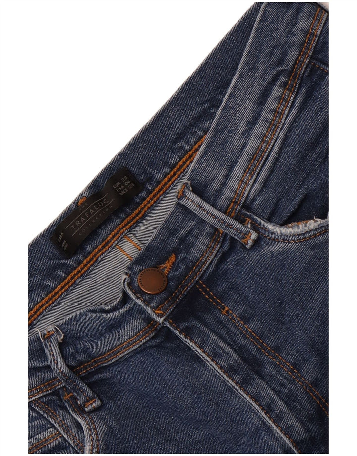 Женские укороченные джинсы Zara EU 38 Small W28 L24 Синие