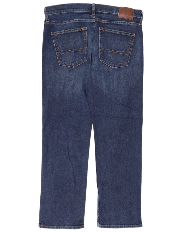 Мужские прямые джинсы Hollister W34 L30 синие