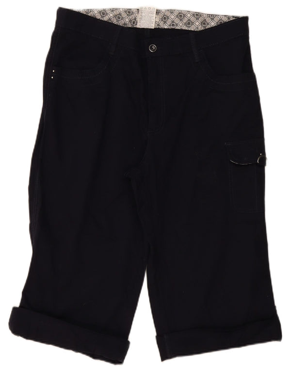 Женские шорты-бермуды LEE карго США 14 XL W34 Темно-синие хлопковые