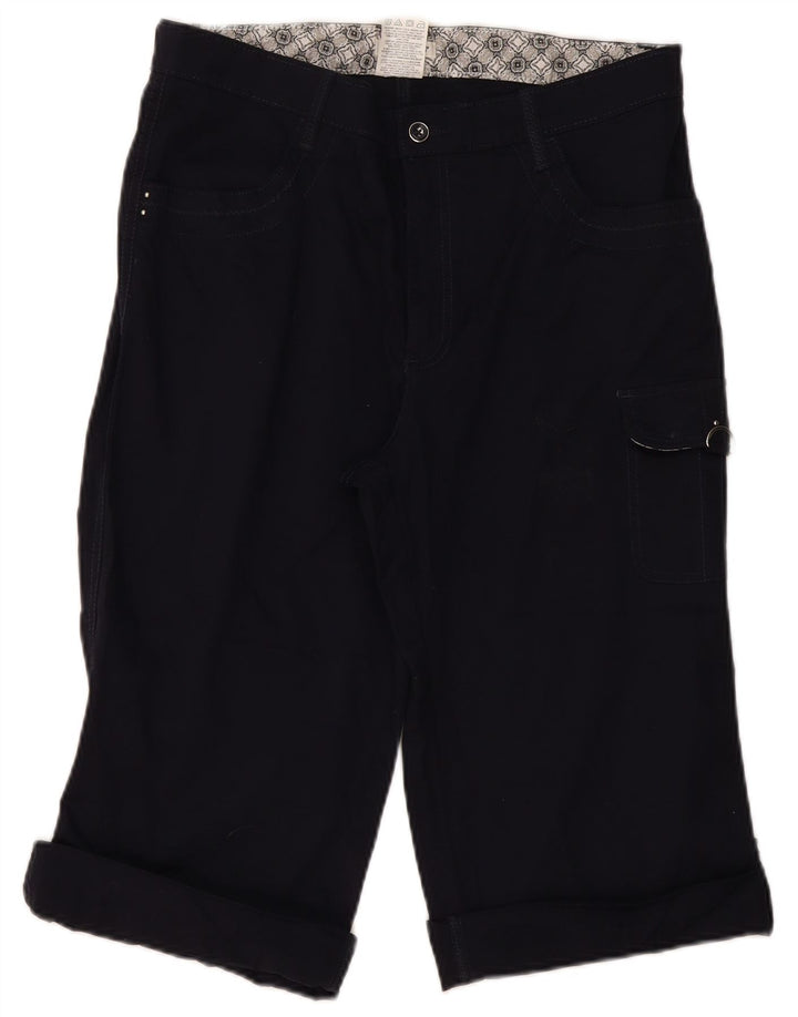 Женские шорты-бермуды LEE карго США 14 XL W34 Темно-синие хлопковые