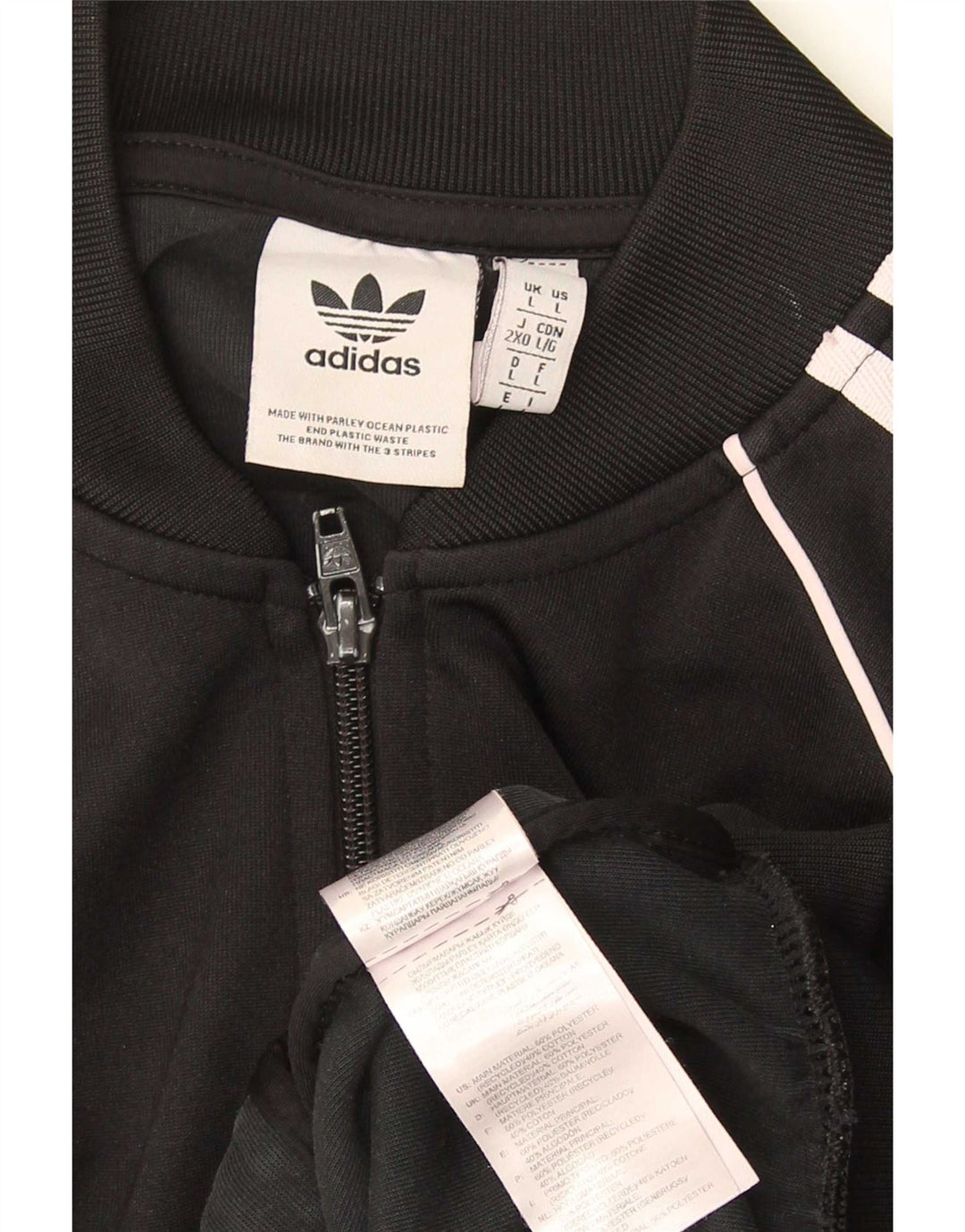 Мужская спортивная куртка Adidas, большая черная полиэстер