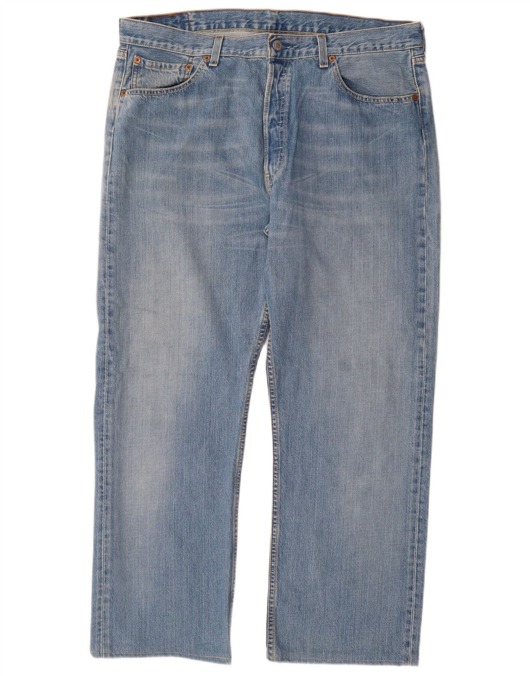 Мужские прямые джинсы Levi's 501 W38 L28 синие, хлопок