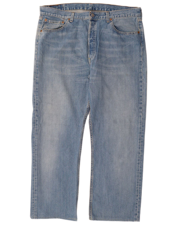 Мужские прямые джинсы Levi's 501 W38 L28 синие, хлопок