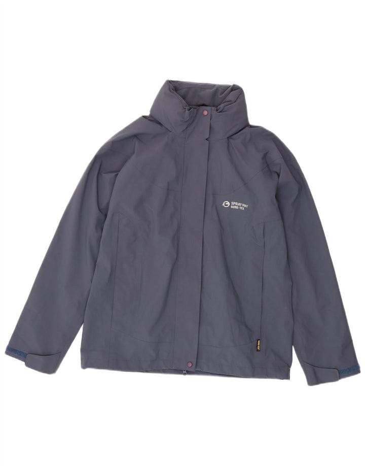 Женская дождевик с капюшоном Sprayway UK 14, средний синий полиэстер