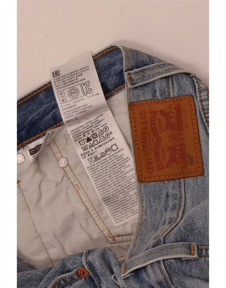 Женские джинсовые шорты Levi's 501 W31, средний синий, хлопок