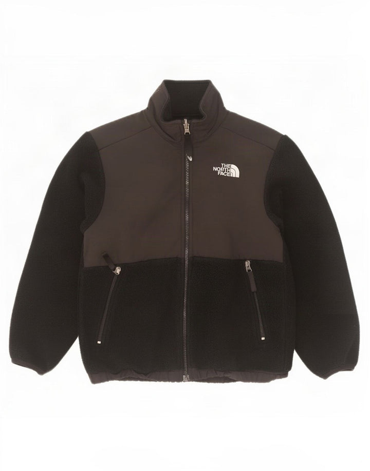 Флисовая куртка Polartec для мальчиков 9–10 лет The North Face, средний черный цвет