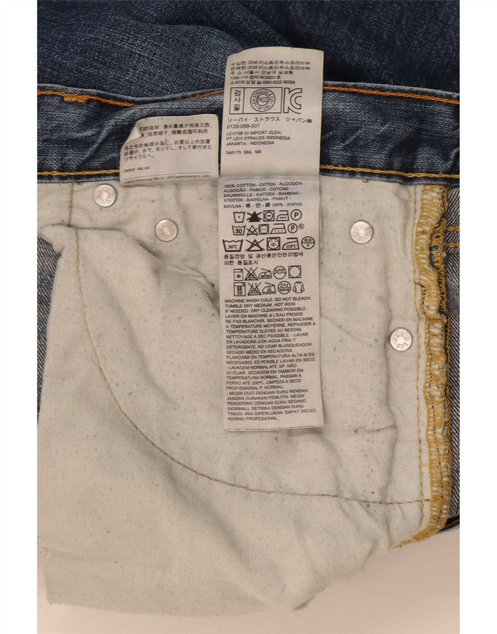 Мужские прямые джинсы Levi's 514 W32 L32 синие, хлопок