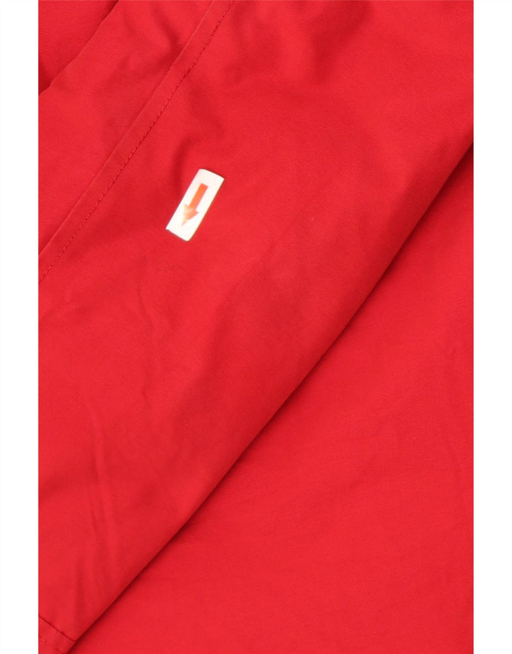 Женская стеганая куртка с капюшоном Woolrich UK 10, маленькая, красный хлопок