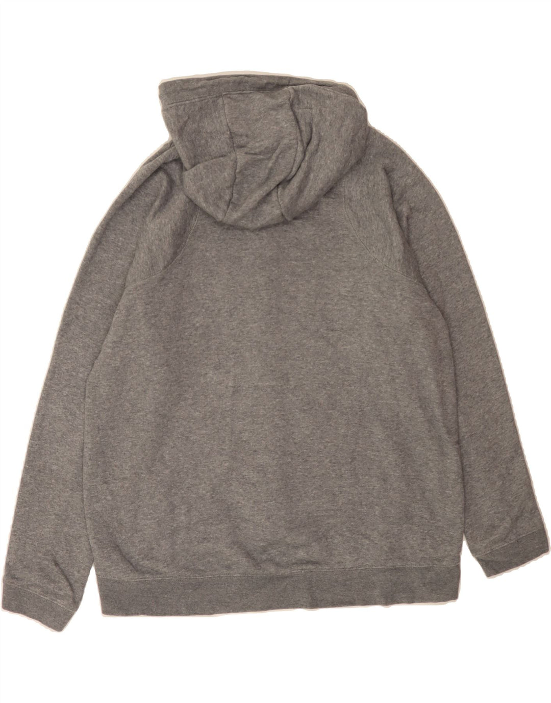 NIKE Womens Zip Hoodie Sweater UK 14 Medium Grey Cotton Vintage Nike and Second-Hand Nike from Messina Hembry 