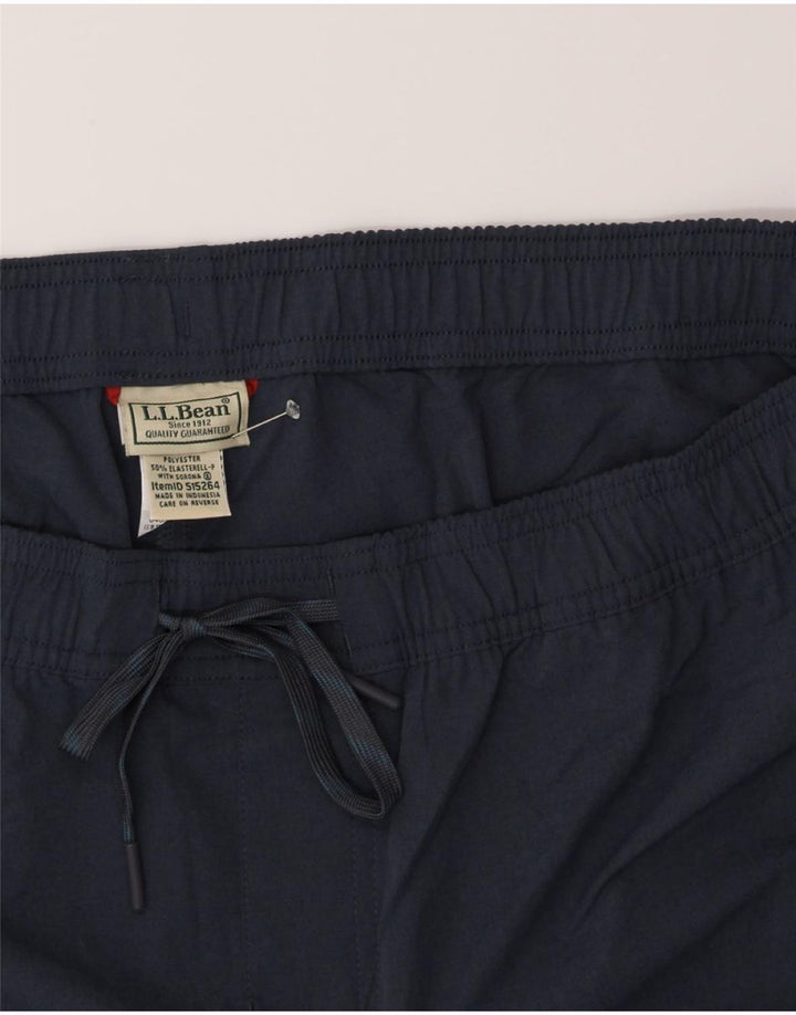 L.L.BEAN Mens Tracksuit Trousers XL Navy Blue Polyester Vintage L.L.Bean and Second-Hand L.L.Bean from Messina Hembry 