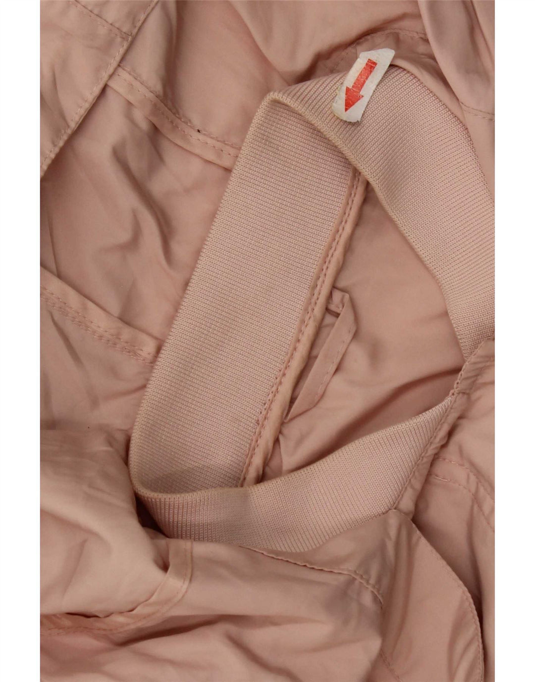 Женская дождевик с капюшоном Zara UK 14, полиэстер среднего розового цвета