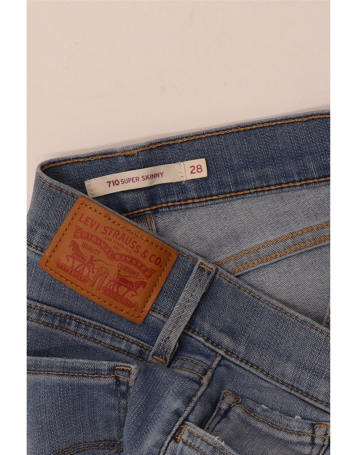 Женские джинсы Levi's 710 Super Skinny W28 L28 синие