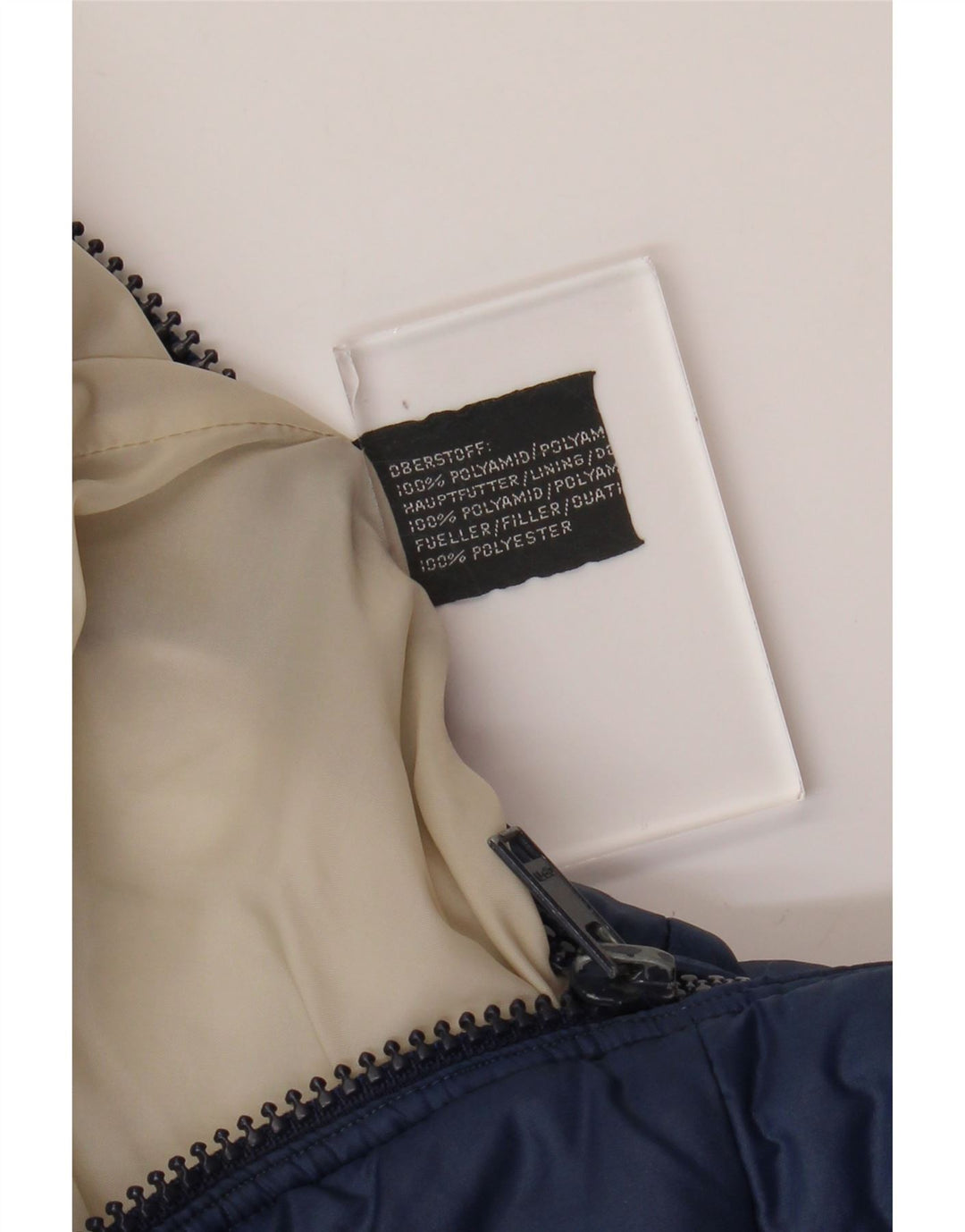 Мужская куртка-ветровка VINTAGE UK 38, средний темно-синий полиэстер