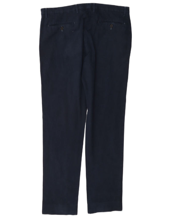 Мужские узкие брюки-чиносы Reiss W34 L31, темно-синие, хлопок