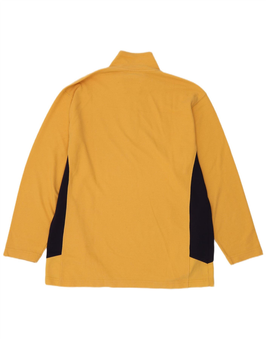 Мужской пуловер с воротником на молнии Belfe & Mens Top 2XL Желтый цветных блоков