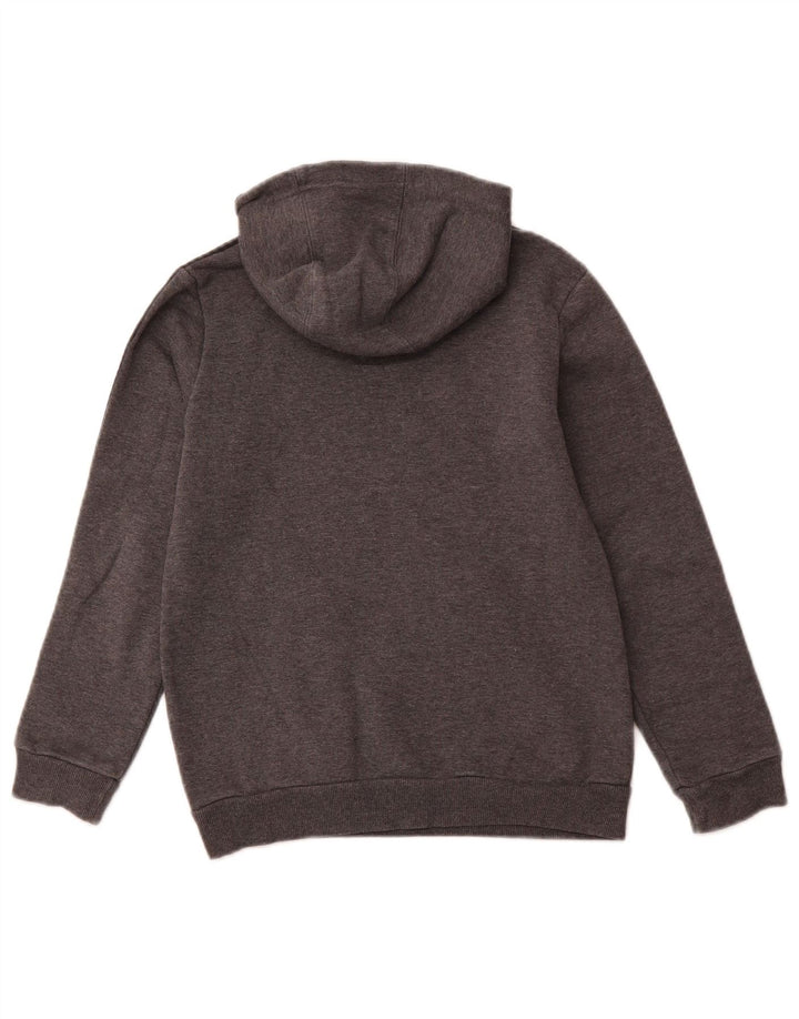 Джемпер с капюшоном ADIDAS для мальчиков 9-10 лет, серый хлопок