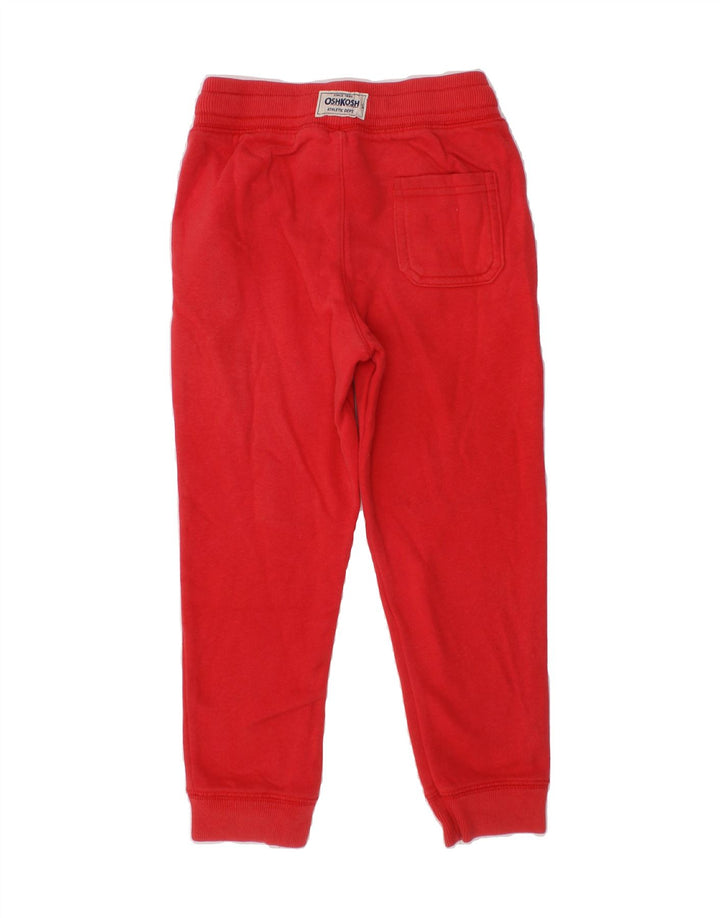 OSH KOSH Girls Tracksuit Trousers Joggers 3-4 Years Red Polyester Vintage Osh Kosh and Second-Hand Osh Kosh from Messina Hembry 
