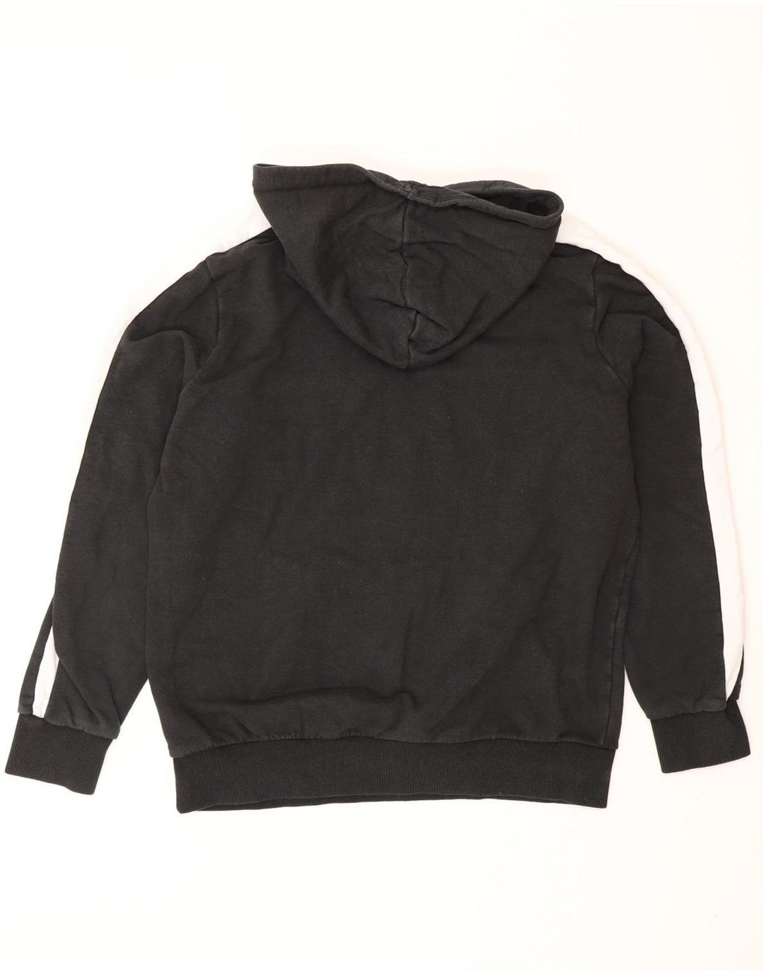 Мужской джемпер с капюшоном PUMA, средний черный, хлопок с цветными блоками